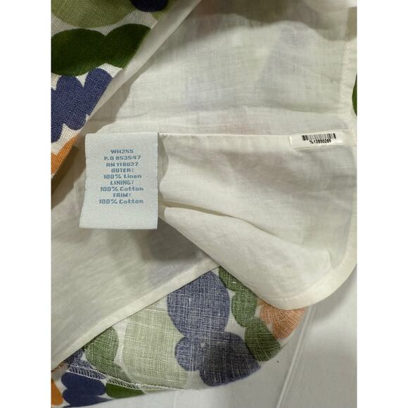 Boden Dress Twiggy Linen Retro Print Shift Dress Size 6 US - Picture 4 of 10